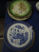 QTY 19TH CENTURY AND LATER PLATES