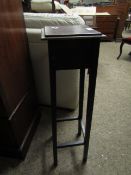 MAHOGANY FRAMED SQUARE TOP PLANT STAND