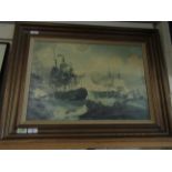 GILT FRAMED SHIPPING PRINT