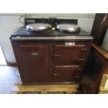 GOOD QUALITY ELECTRIC DOUBLE OVEN AGA WITH TWO RING TOP