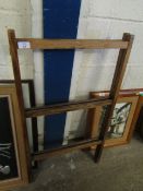 OAK FRAMED CLOTHES AIRER