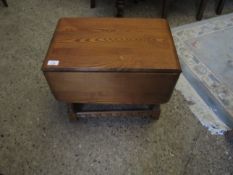 MID-20TH CENTURY ELM TOPPED SMALL DROP LEAF COFFEE TABLE
