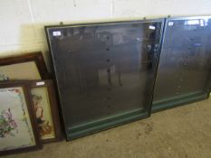 GOOD QUALITY WALL MOUNTED GLAZED FRONTED COLLECTORS CABINET