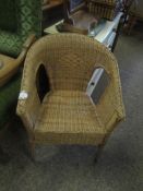 GOOD QUALITY WICKER CONSERVATORY ARMCHAIR