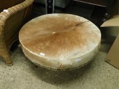 LARGE AFRICAN SOUVENIR DRUM 84CM DIAM