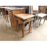 MODERN HARDWOOD OCCASIONAL TABLE, 40CM SQUARE