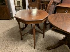 OCTAGONAL TABLE, APPROX 60CM
