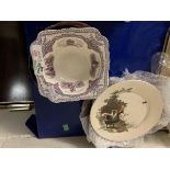 QUANTITY OF VARIOUS CHINA INCLUDING WEDGWOOD RUSTIC, VARIOUS BLUE AND WHITE ETC