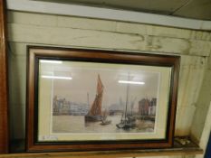 FRAMED LIMITED EDITION PRINT AFTER MICK BENSLEY, SIGNED IN PENCIL AND NUMBERED 138 OF 850, APPROX 28