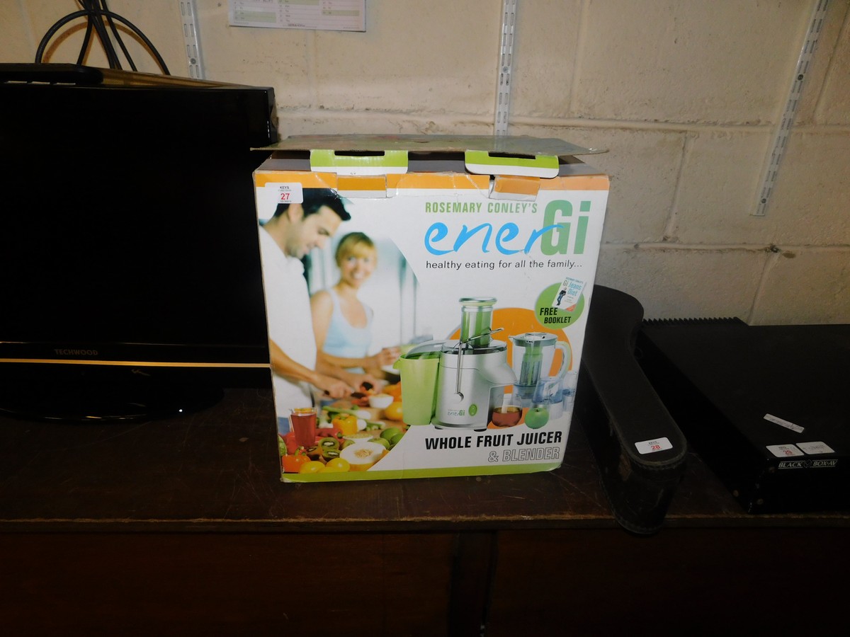 BOXED ROSEMARY CONLEY ELECTRIC JUICING MACHINE