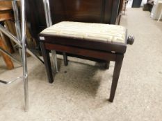 MODERN UPHOLSTERED ADJUSTABLE PIANO STOOL