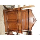 HIGH BACK VICTORIAN MAHOGANY SIDEBOARD, WIDTH 104CM