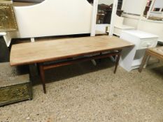 1960S COFFEE TABLE LENGTH 150CM, POSSIBLY ERCOL