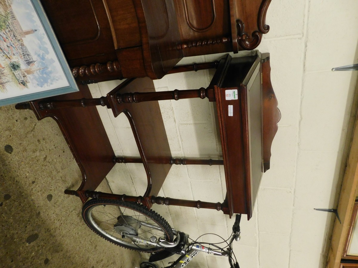 REPRODUCTION MAHOGANY CLERK’S DESK, WIDTH 70CM