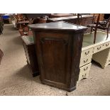 18TH CENTURY CORNER WALL CUPBOARD