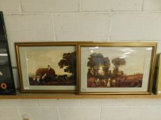 TWO FRAMED PRINTS