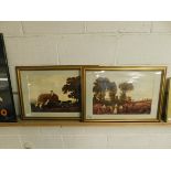 TWO FRAMED PRINTS