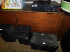 BLACK BOX A200S COMMERCIAL AMPLIFIER PLUS SPEAKERS