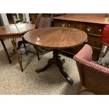 GEORGIAN CIRCULAR TABLE, APPROX 80CM DIAM