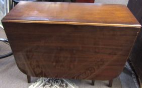 Modern reproduction drop leaf dining table 91cm wide