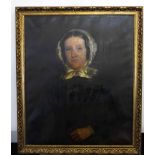 W Mackie, one signed and dated 1851, pair of oils on canvas, Portrait of Sir John Wadham (co-founder