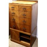 Art Deco period sycamore veneered bedroom suite by Webber Furniture comprising dressing table with