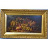 Charles Thomas Bale (act 1866-1895), Still Life study of mixed fruit oil on canvas, signed lower