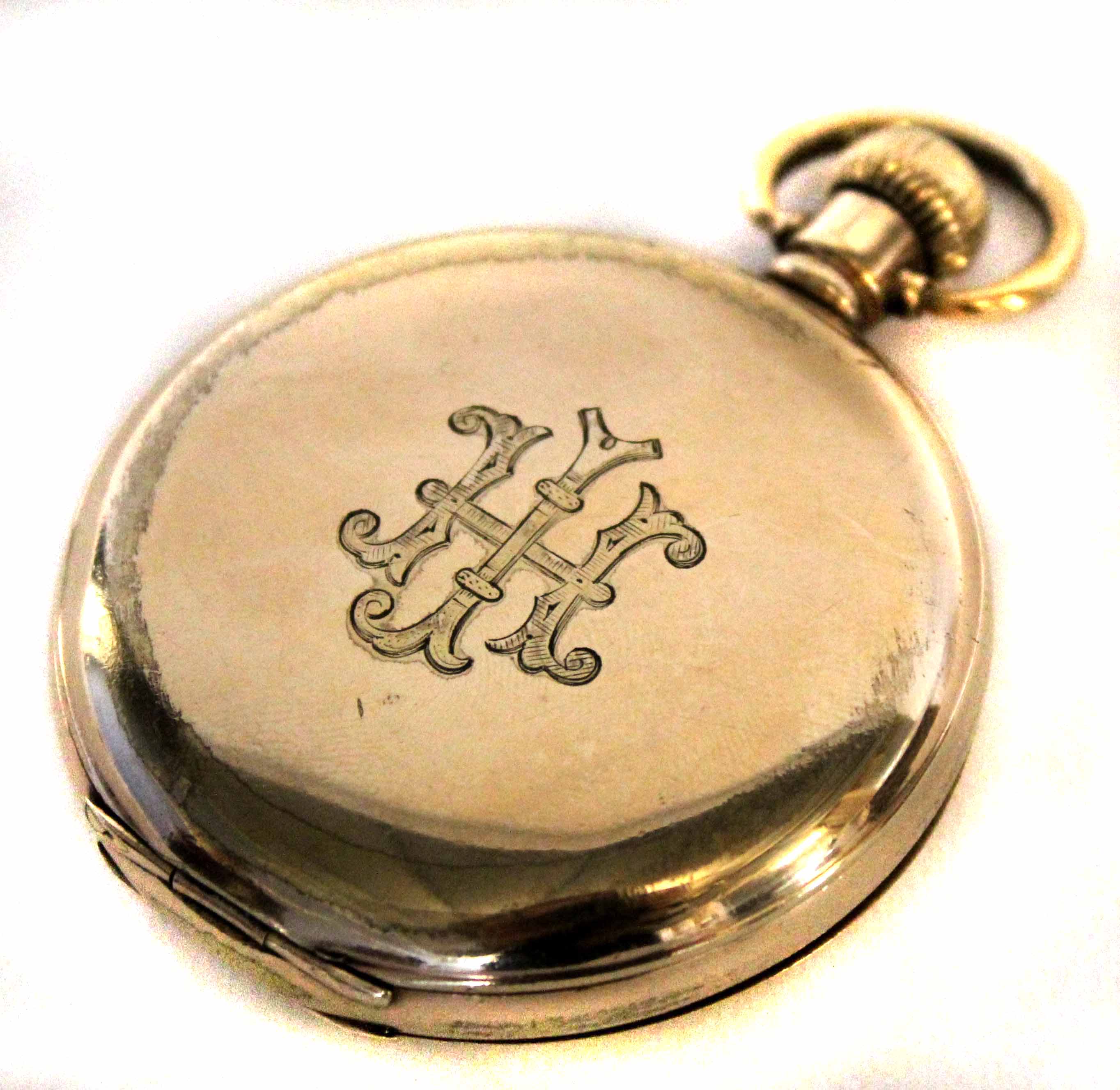 Early 20th century gold plated full hunter keyless pocket watch, A.W.W.co. Waltham, USA, 24664456 - Image 2 of 2