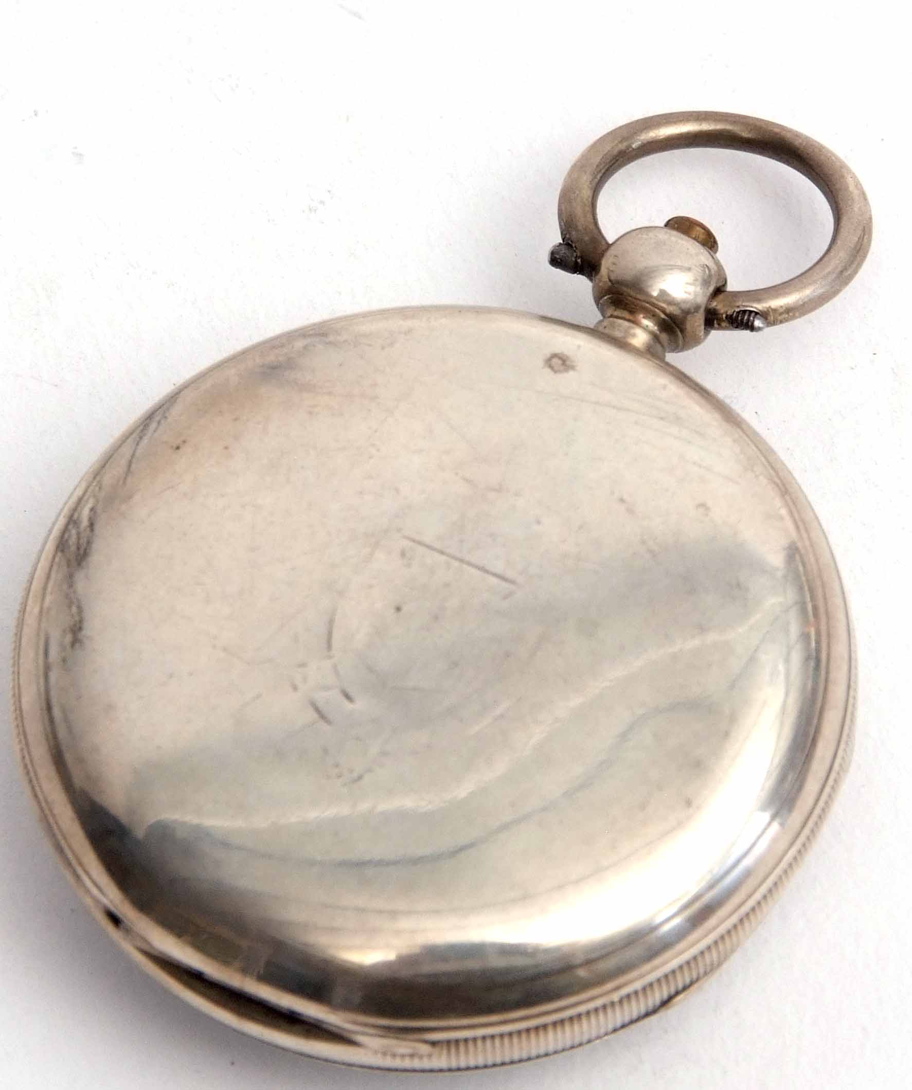 Third quarter of 19th century silver cased open face lever watch, Jas North - Ilford, 34033, the - Image 2 of 2