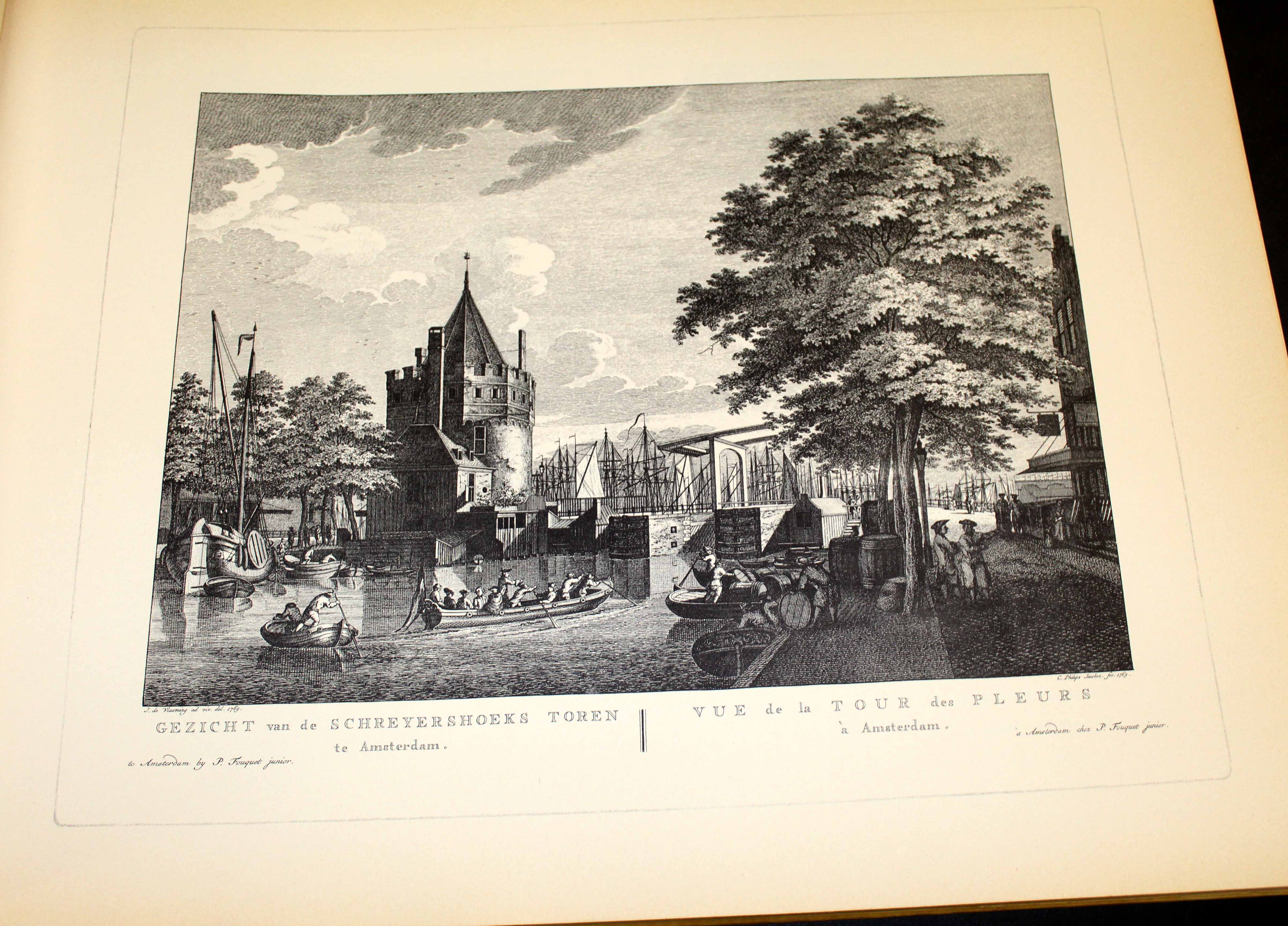 PETRUS FOUQUET: ATLAS VAN FOUQUET,,,, Amsterdam, 1960 facsimile edition, 103 plates, oblong, - Image 4 of 4