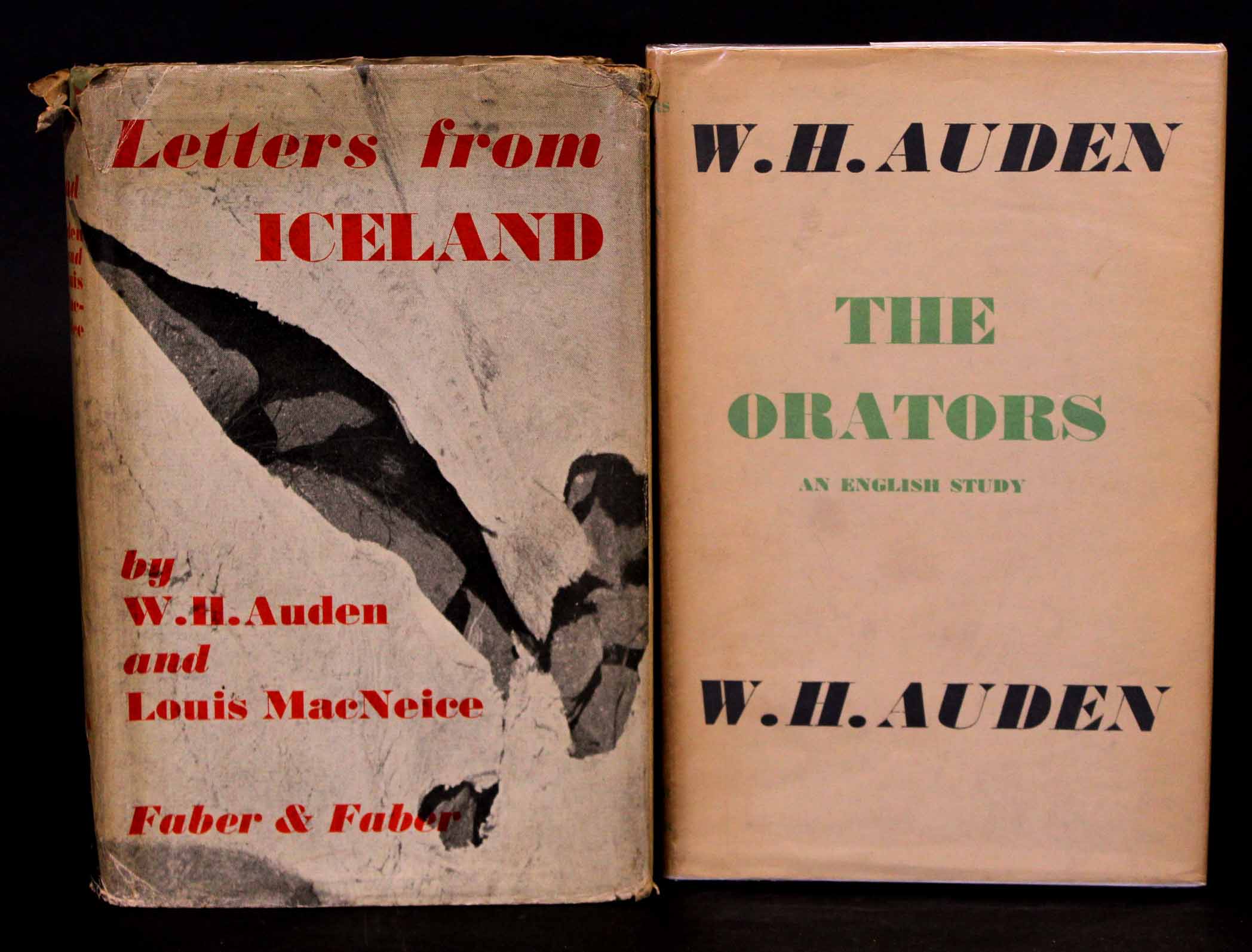 W H AUDEN: THE ORATORS, AN ENGLISH STUDY, London, Faber & Faber, 1932, 1st edition, original