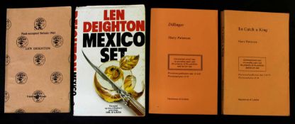LEN DEIGHTON: 2 titles: SS-GB, London, Jonathan Cape, 1978, 1st edition, uncorrected proof, original