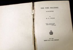 H G WELLS: THE TIME MACHINE, New York, Henry Holt & Co, 1895, 1st edition, 3rd issue, original