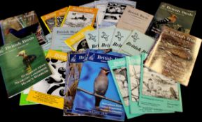 Two boxes approx 100+ British Birds magazine and Ringing supplements, 1964 to 1979