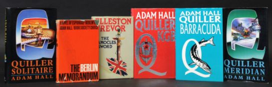ELLISTON TREVOR "ADAM HALL": 6 titles: THE BERLIN MEMORANDUM, London, Collins, 1965, 1st edition,