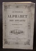 LE PREMIER ALPHABET DES ENFANTS EN UNE SERIE DE GRAVURES COLORIEES, Paris, Librarie Francaise et