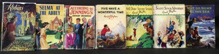 ENID BLYTON: 4 titles: FIVE HAVE A WONDERFUL TIME, London, 1952, 1st edition, original cloth, dust