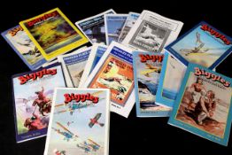 BIGGLES FLIES AGAIN, THE W E JOHNS MAGAZINE, eds Jennifer Schofield and John Lester, 1997-2009,