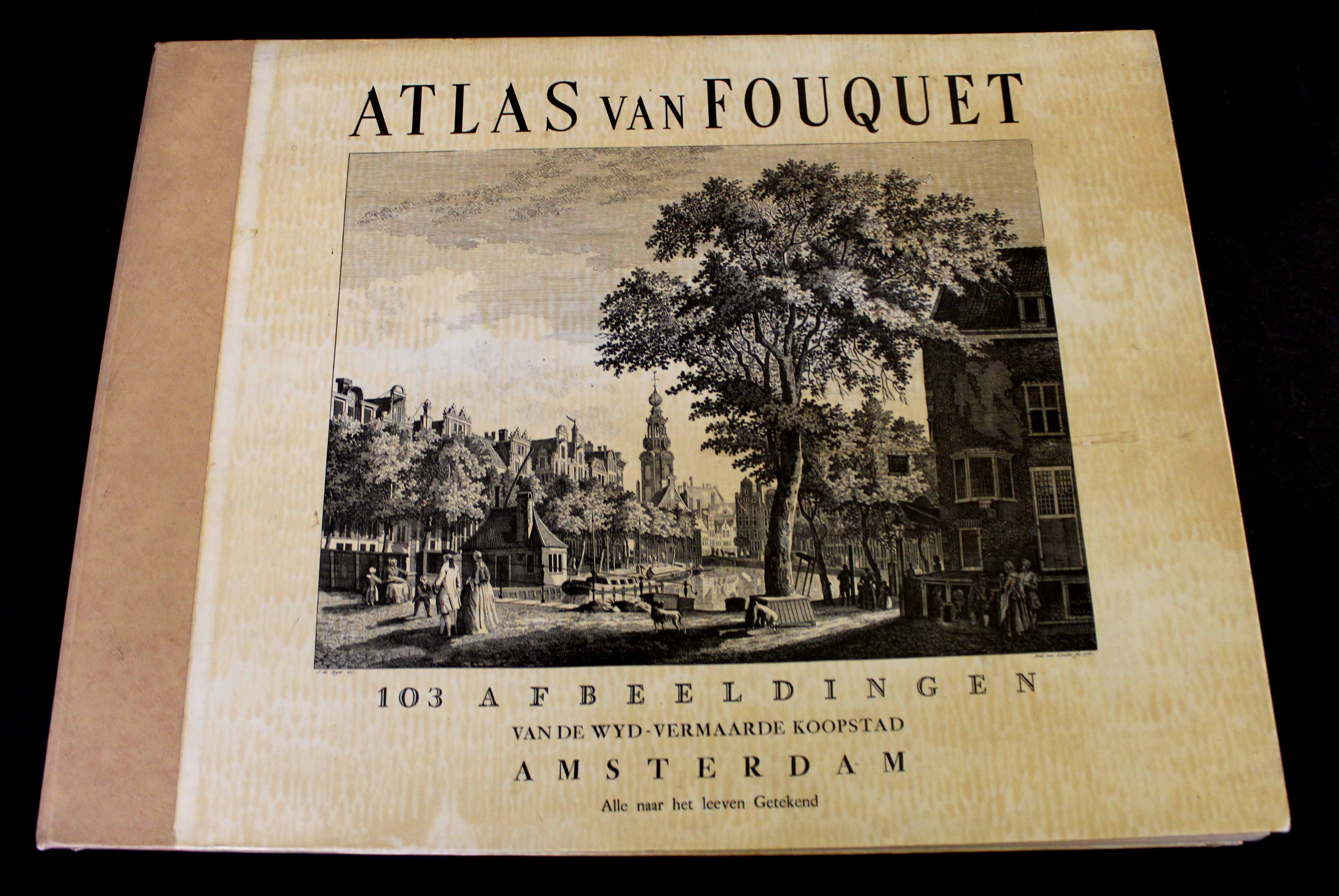PETRUS FOUQUET: ATLAS VAN FOUQUET,,,, Amsterdam, 1960 facsimile edition, 103 plates, oblong,
