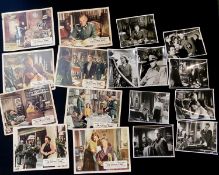 Set of eight lobby cards and nine photograph film stills from the film SO LITTLE TIME, 1952