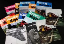 Two boxes good quantity Railway Magazine, Railway World and other similar, 130+ issues, 1960s to