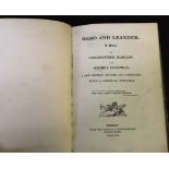 CHRISTOPHER MARLOW & GEORGE CHAPMAN: HERO AND LEANDER, Chiswick, C Whittingham, 1821, new edition,