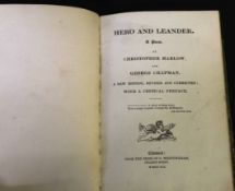 CHRISTOPHER MARLOW & GEORGE CHAPMAN: HERO AND LEANDER, Chiswick, C Whittingham, 1821, new edition,