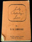 D H LAWRENCE: LADY CHATTERLEY'S LOVER, Sweden, Opera Press, ND, unexpurgated authorised edition,