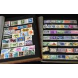 Mint used World stamp collection in 4 albums and 3 stock books