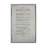 BENJAMIN STILLINGFLEET: "IRENAEUS KRANTZOVIUS": SOME THOUGHTS CONCERNING HAPPINESS, London for W