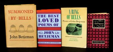 JOHN BETJEMAN: 3 titles: THE POCKET POETS, London, E Hulton, 1958, 1st edition, signed and