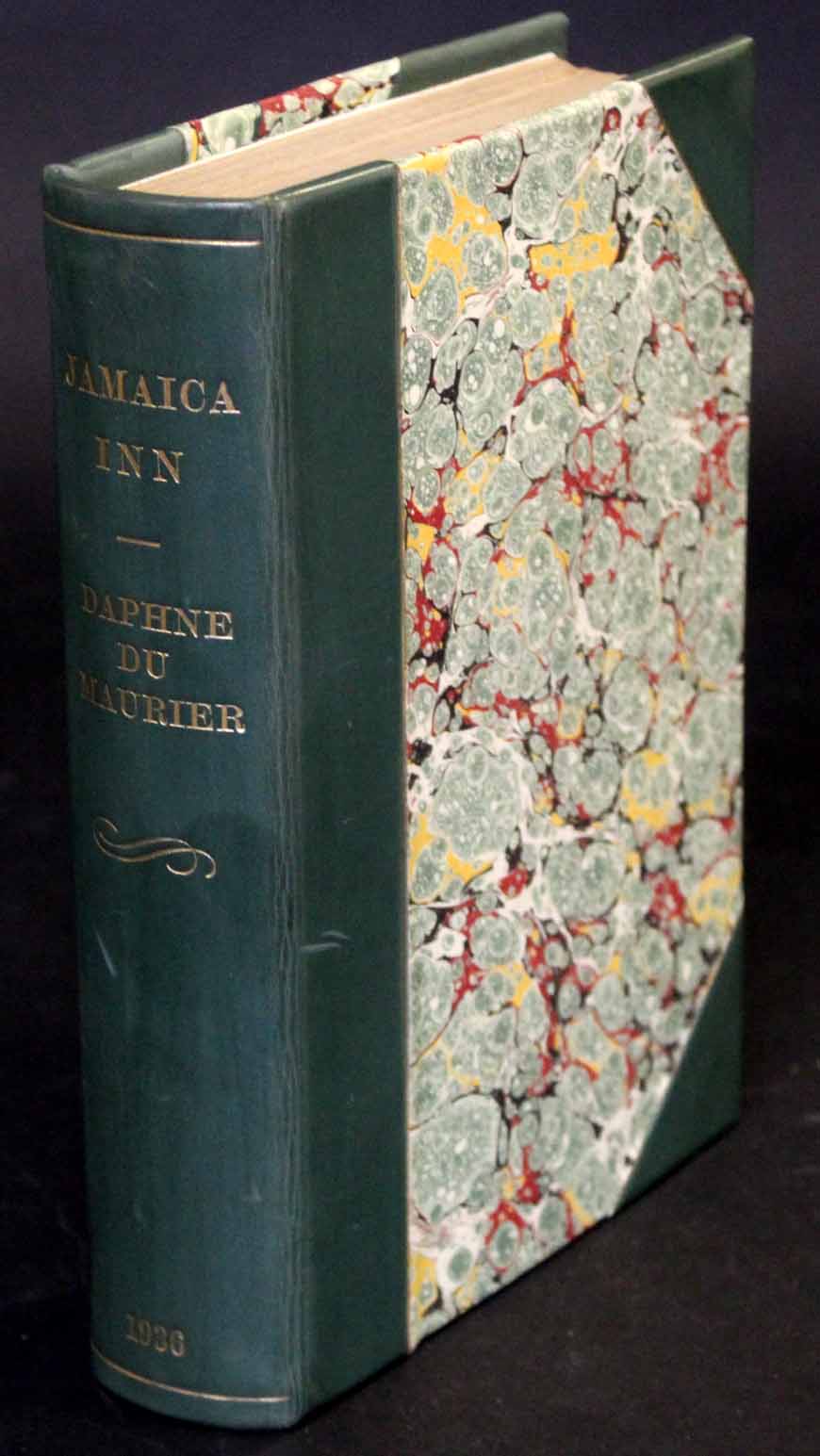 DAPHNE DU MAURIER: JAMAICA INN, New York, Doubleday Doran, 1936, 1st edition, rebound, half-green - Image 2 of 2