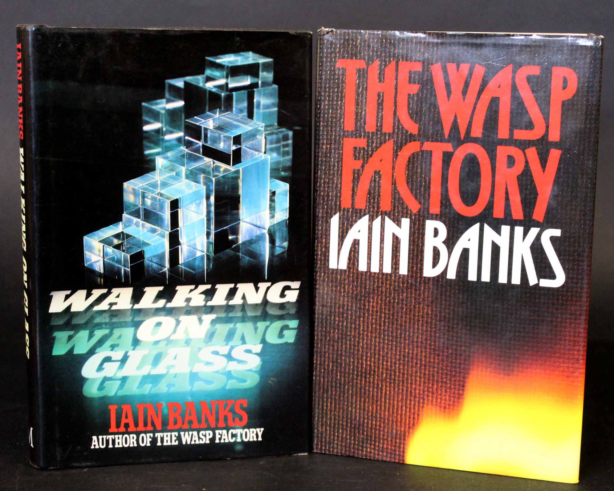 IAIN BANKS: 2 titles: THE WASP FACTORY, London, MacMillan, 1984, 1st edition, original cloth, dust