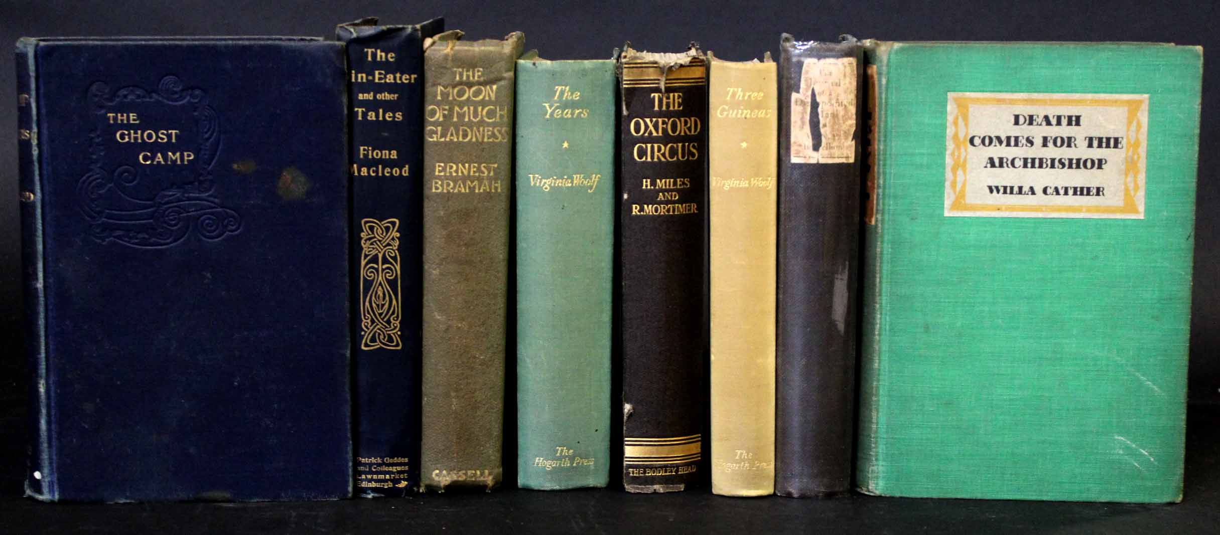 VIRGINIA WOOLF: 2 titles: THE YEARS, The Hogarth Press, 1937, 1st edition, original cloth; THREE